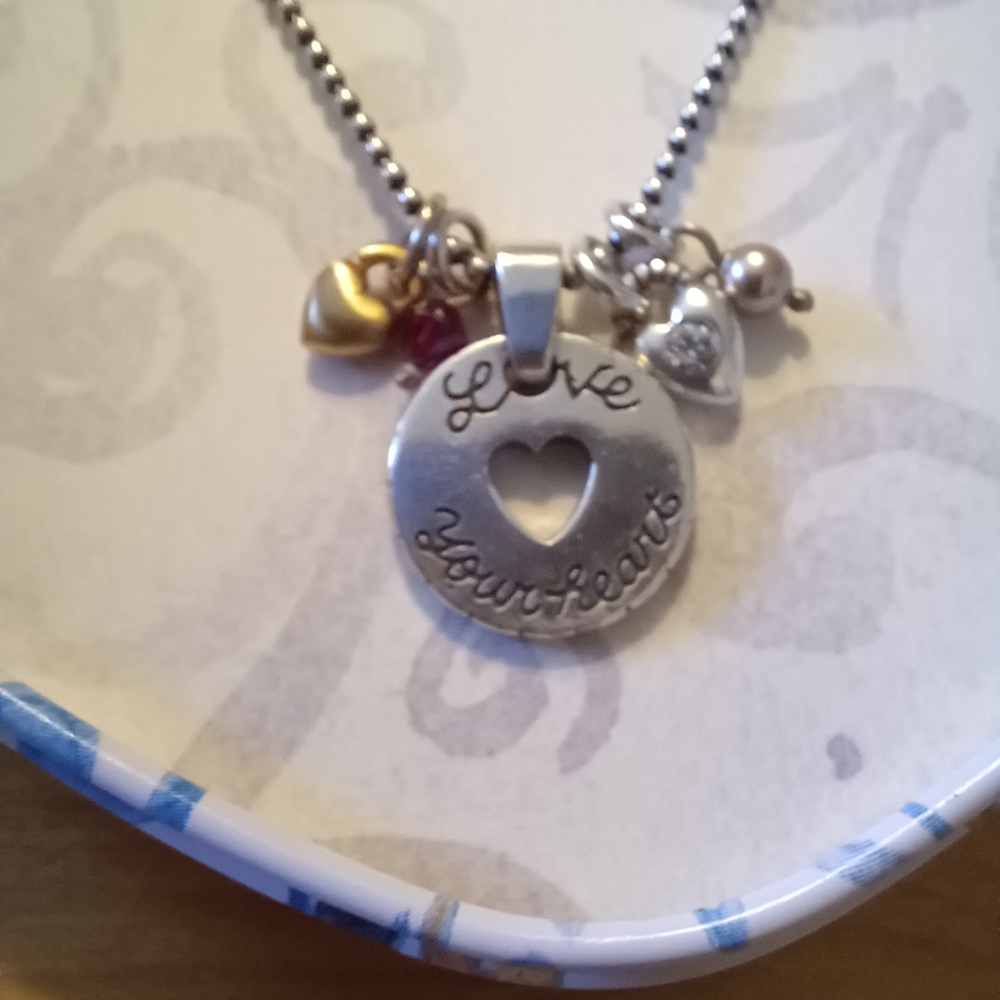 Brand new, vintage Brighton Love your heart necklace